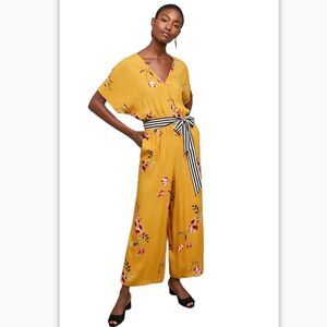 Anthropologie Corey Lynn Calter Floral Jumpsuit size small
